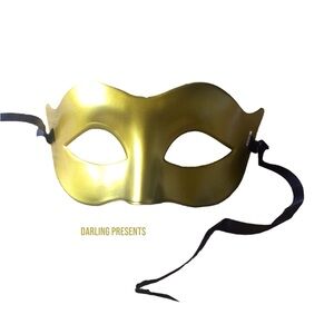 Masquerade Ball Superhero Mask Unisex Color Gold